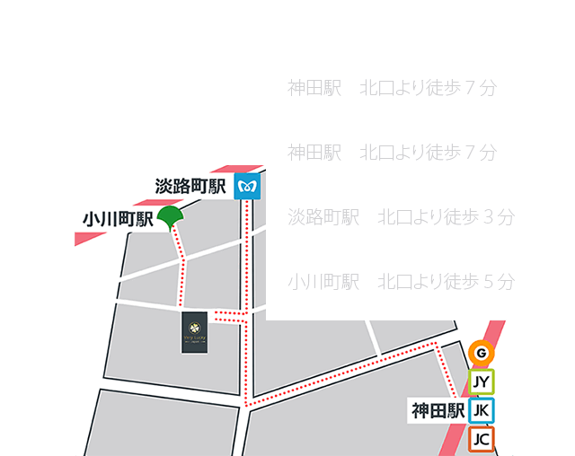 Access map to Very Lucky Japan